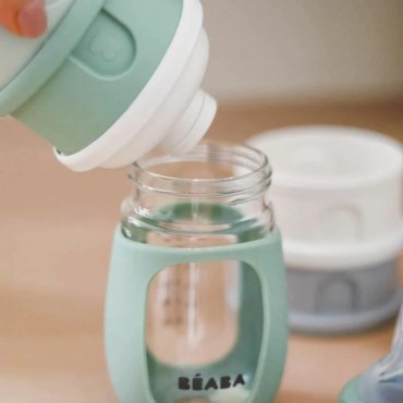 Dosificador de leche en polvo Beaba 4 compartimentos Verde