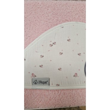 Capa de baño pajaritos rosa D'peques