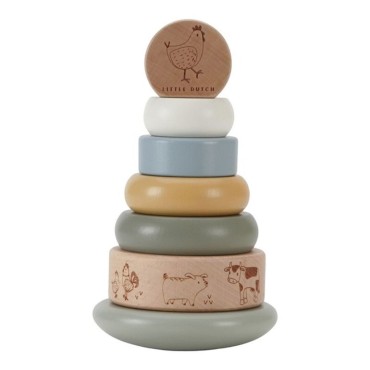Anillos apilables balanceables Granja Little Dutch