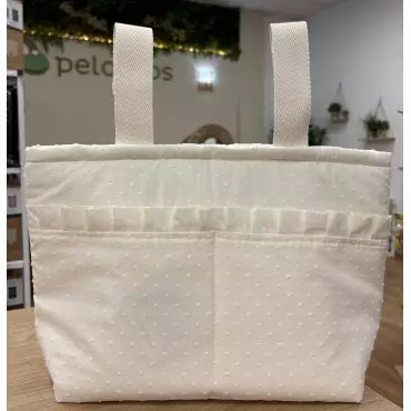 Bolso Xl plumeti beige...