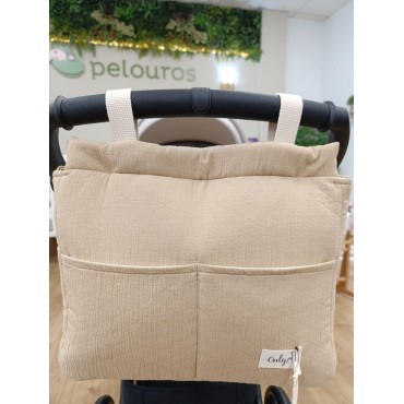 Bolsa Walk CRÊPE Camel La...